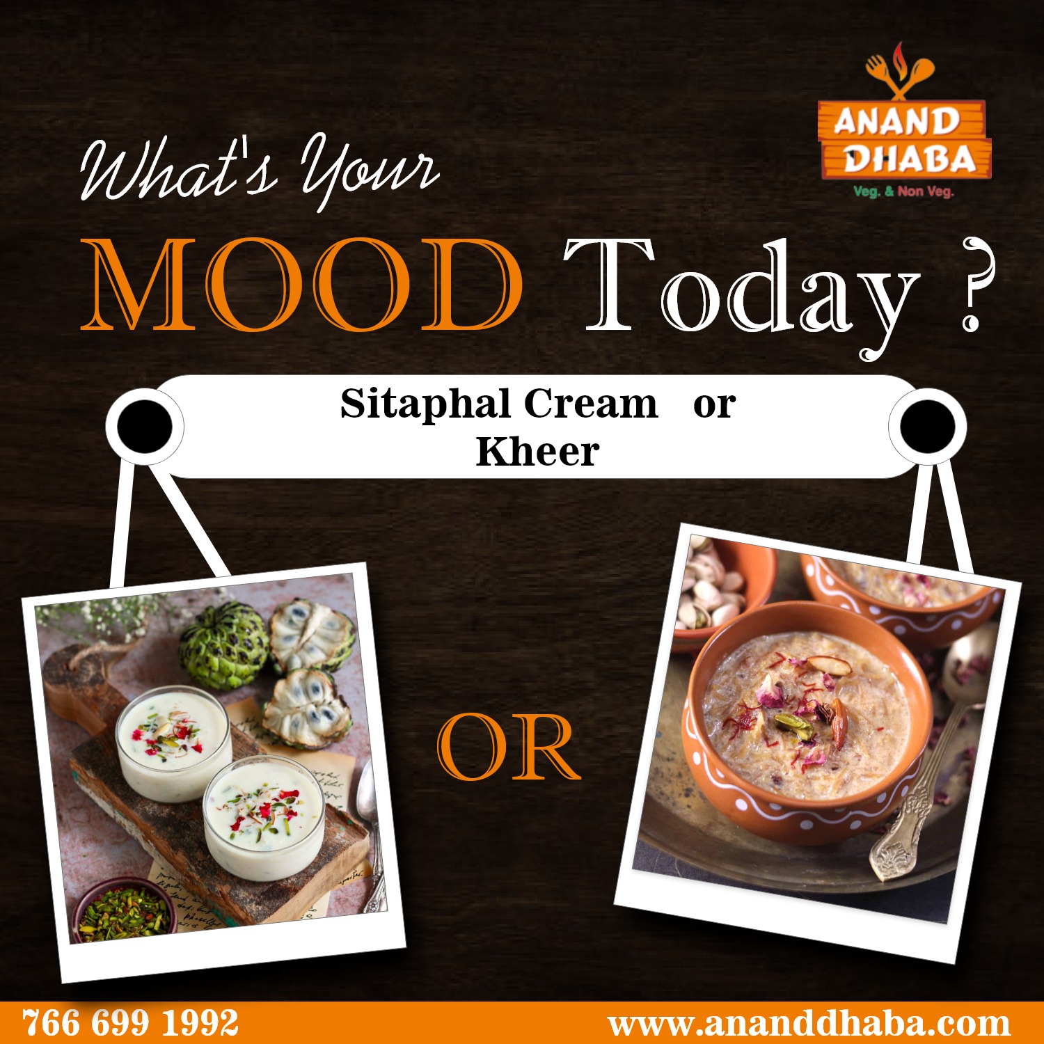 t's Your Mood Today - Sitaphal Cream or Kheer