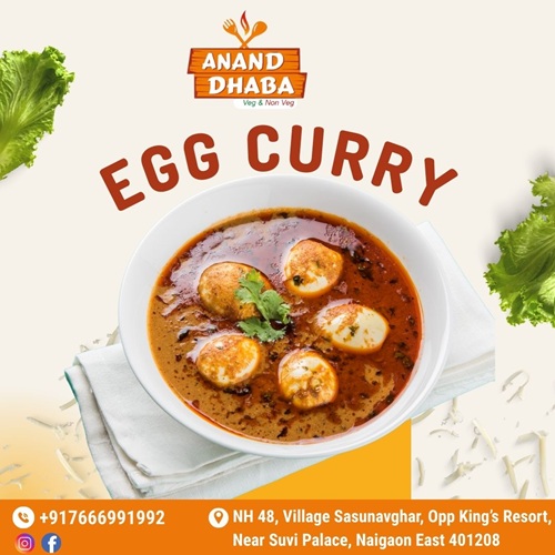 Savor the Flavor of Anand Dhaba’s Egg Curry