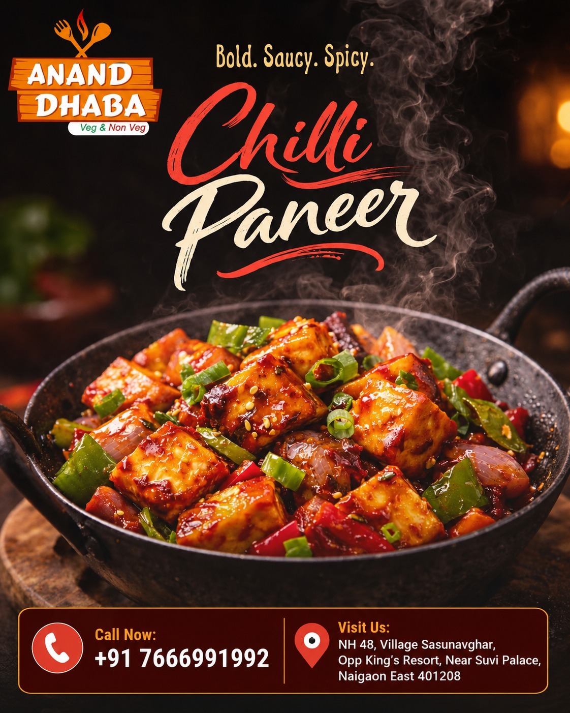 Turn Up the Heat with Anand Dhaba's Chilli Paneer!