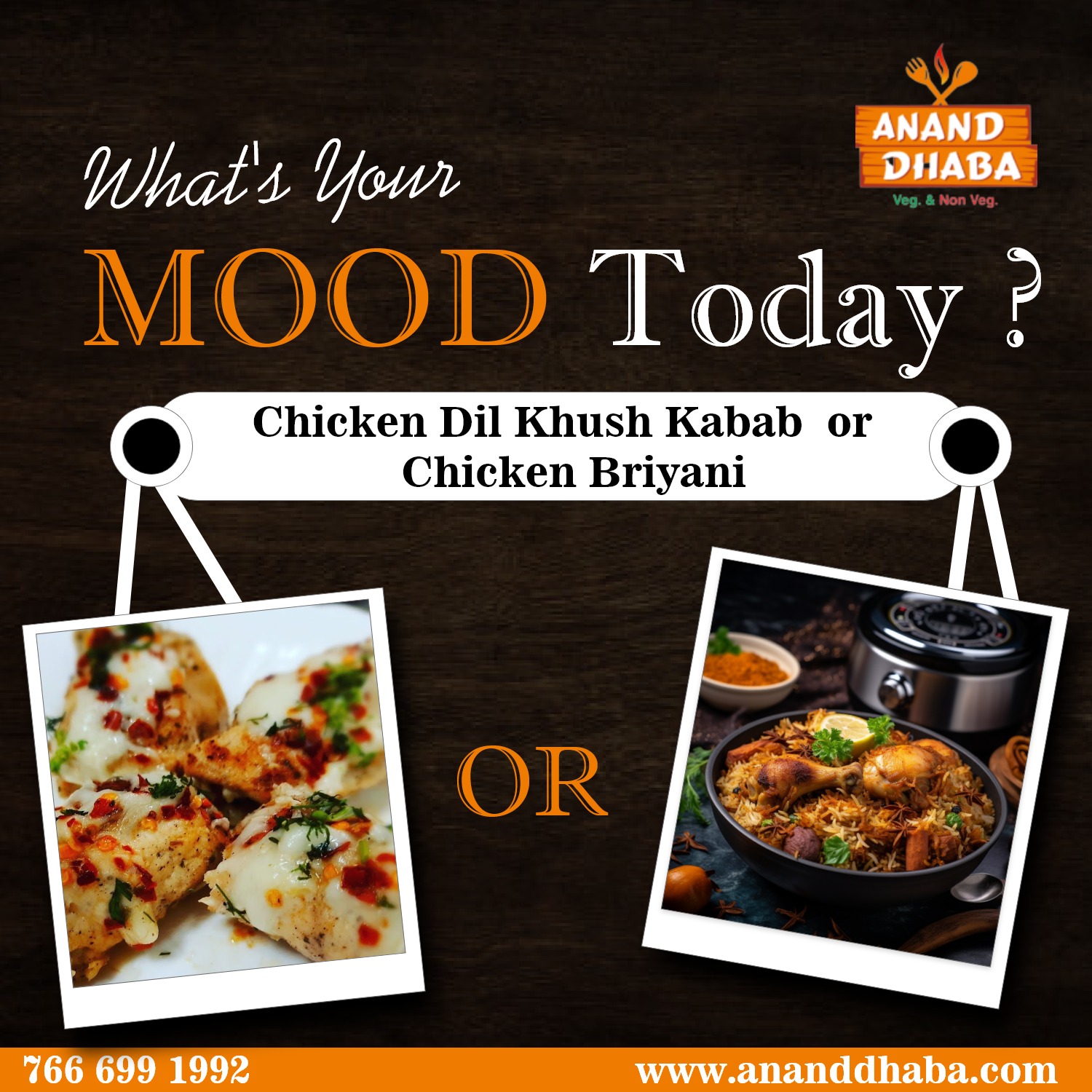 At Anand Dhaba: What's Your MOOD Today