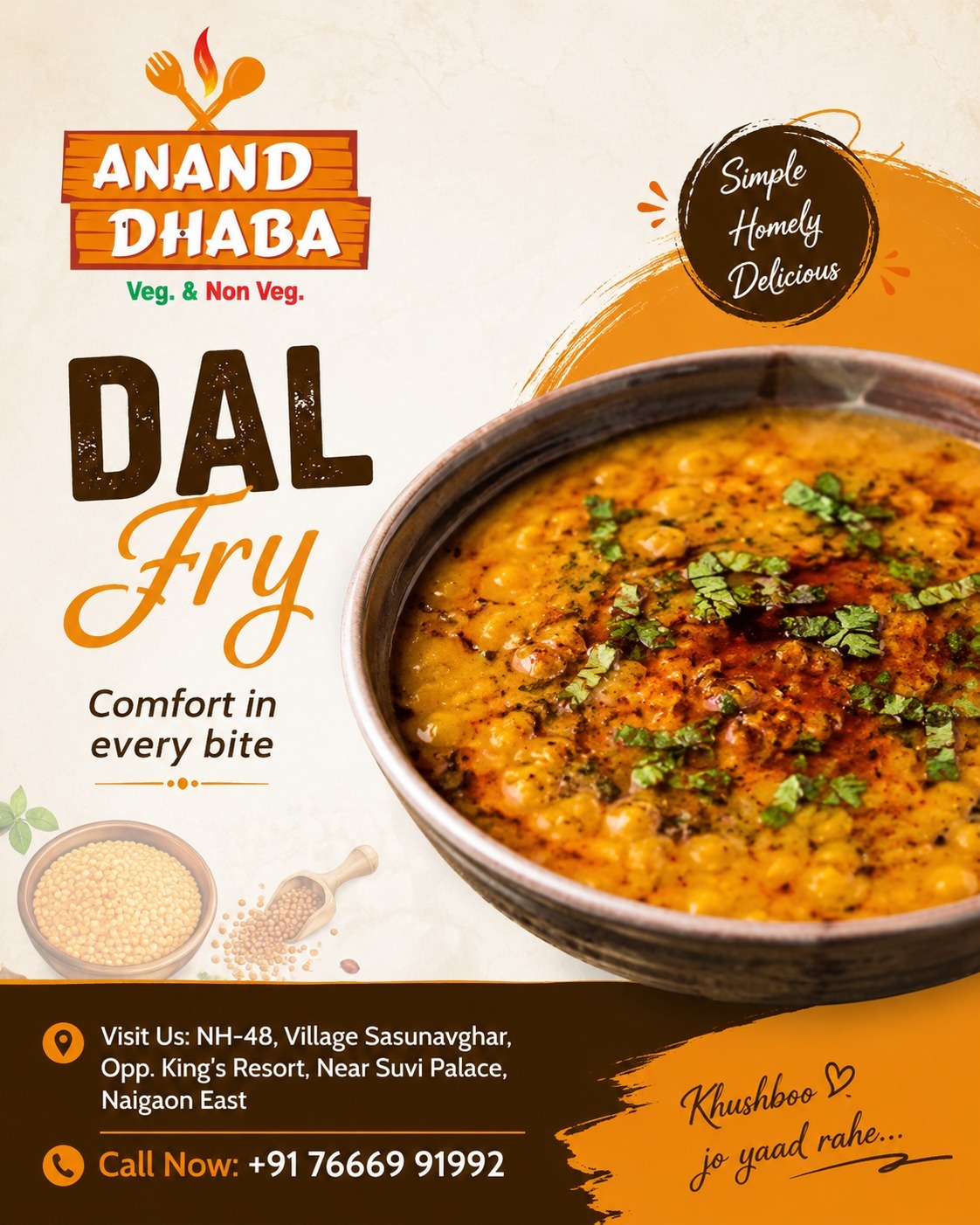 DAL FRY THAT FEELS LIKE HOME!