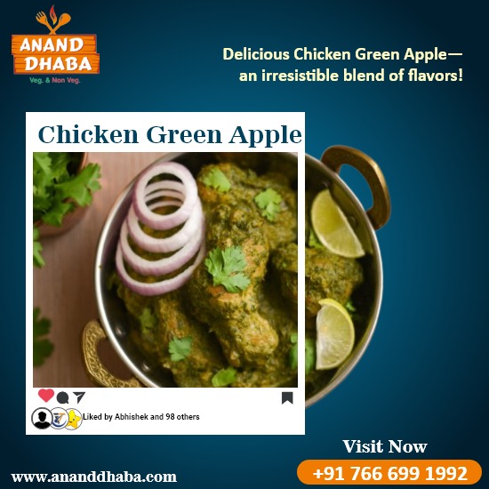 Dive into the taste sensation of our Chicken Green