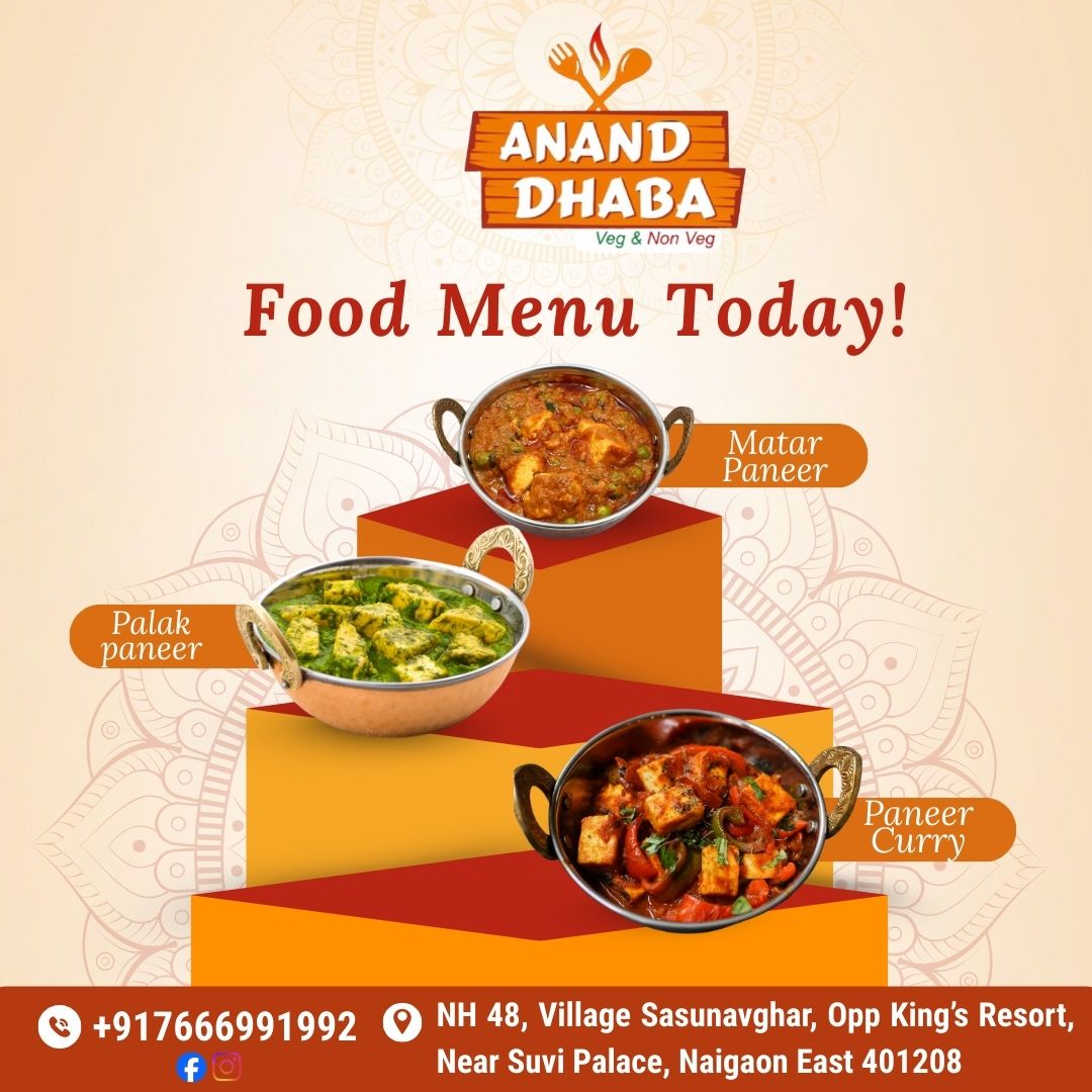 Freshly cooked, full of flavour and served hot