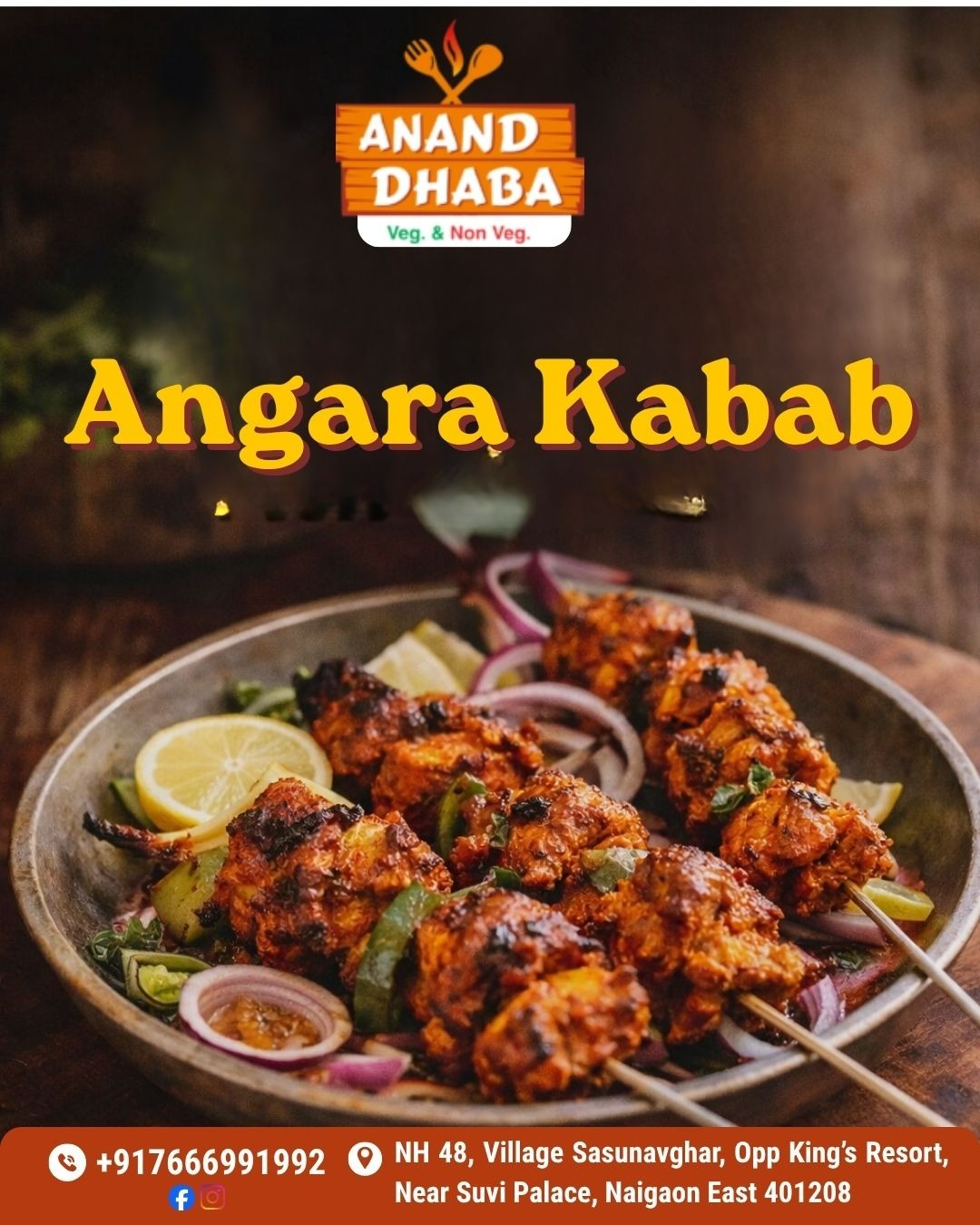 Turn up the heat with our sizzling Angara Kabab
