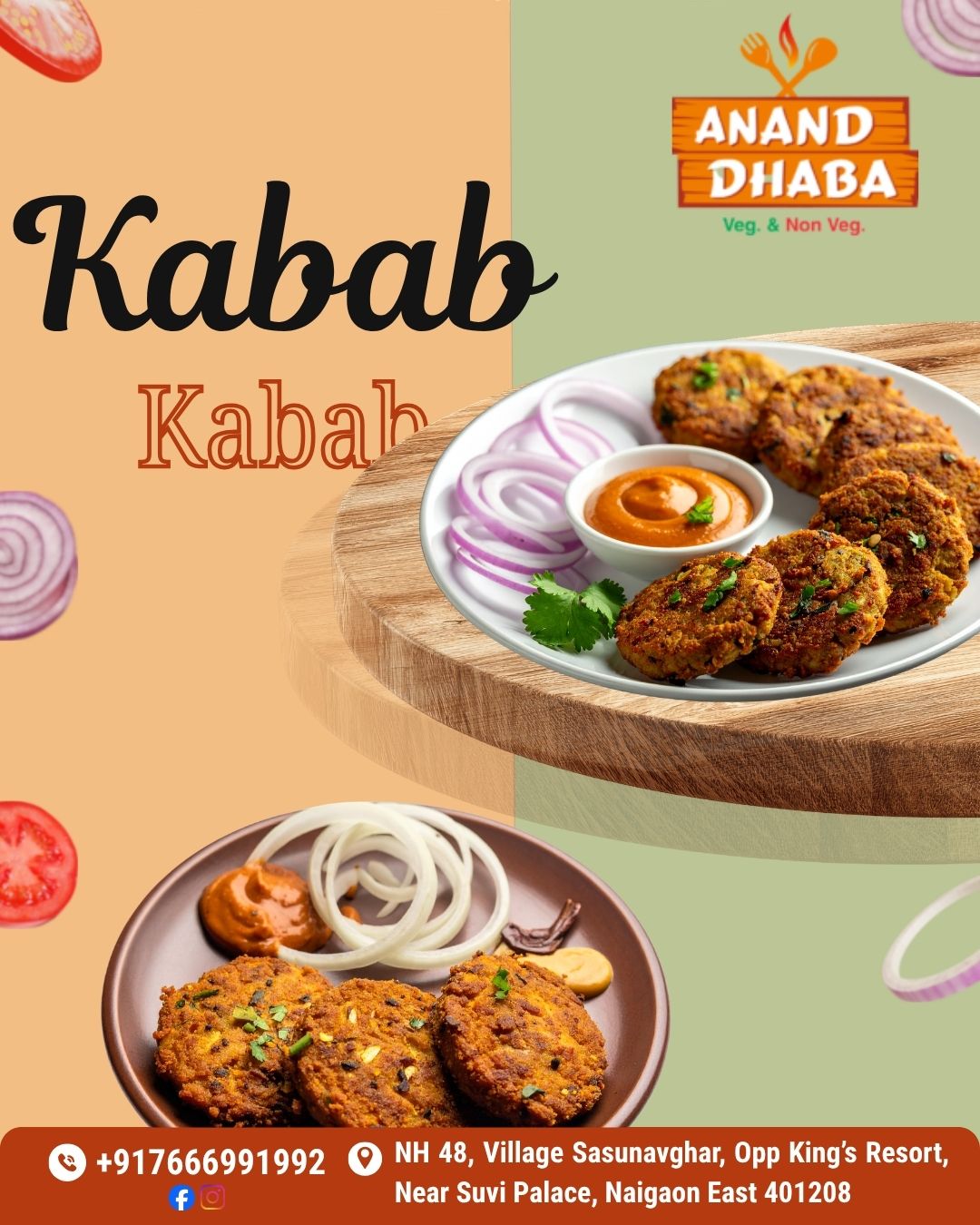 Craving delicious, crispy kebabs? Anand Dhaba 