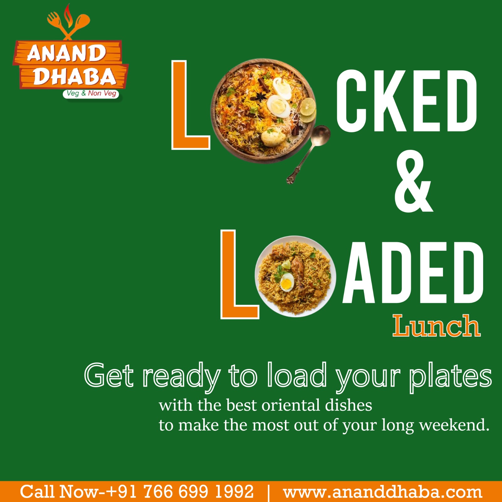 Locked & Loaded Lunch at Anand Dhaba