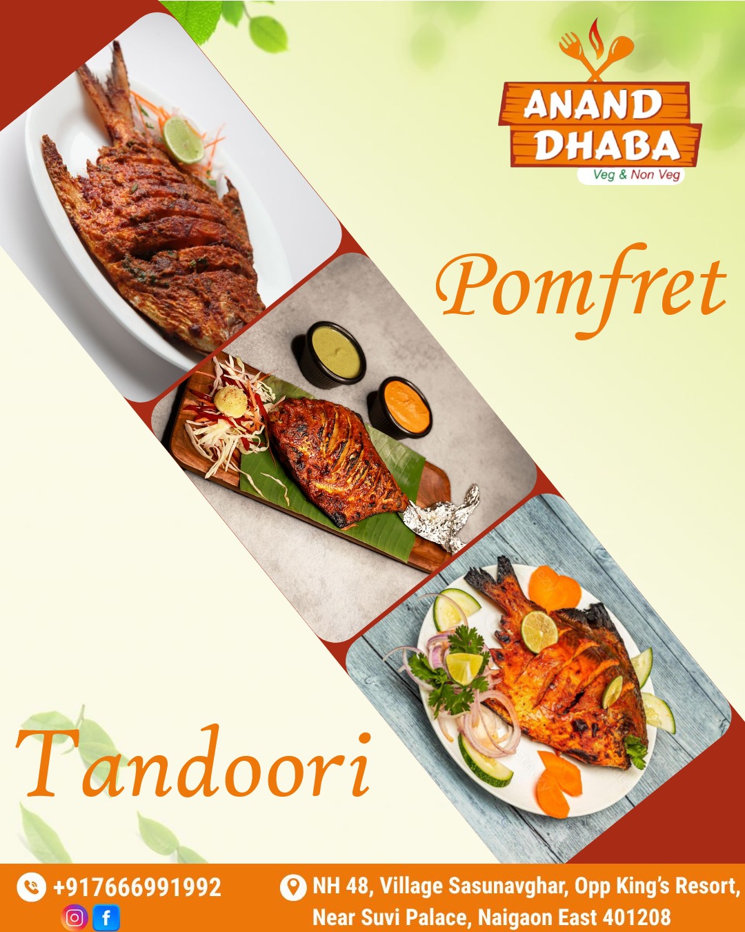 Anand Dhaba – Tandoori Pomfret 🐟🔥