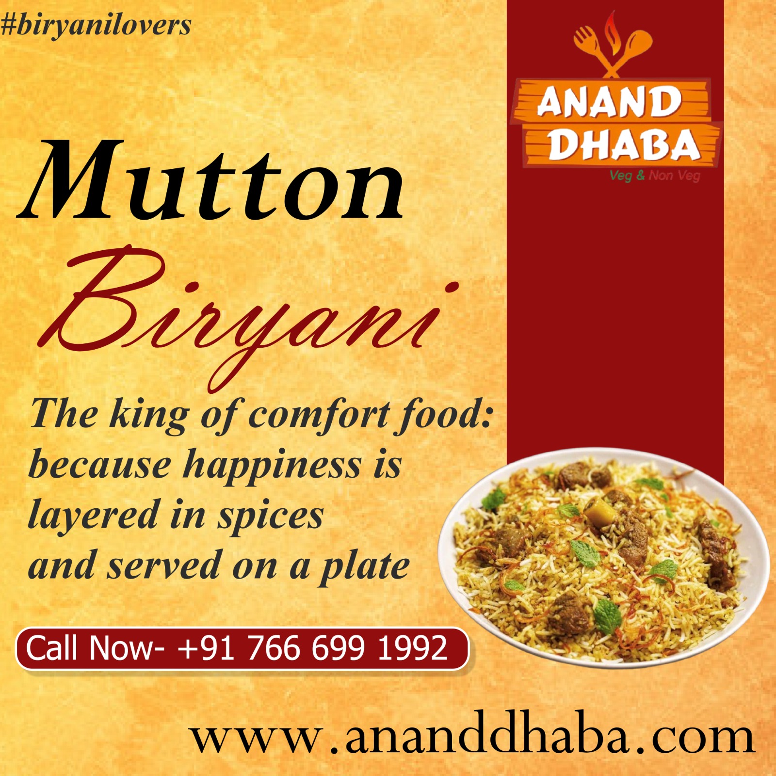 Craving a delicious, hearty meal? Visit Anand Dhab