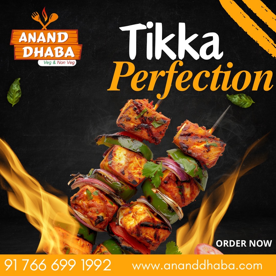 Craving Delicious Tikkas? 🍢 Order from ANAND DHAB