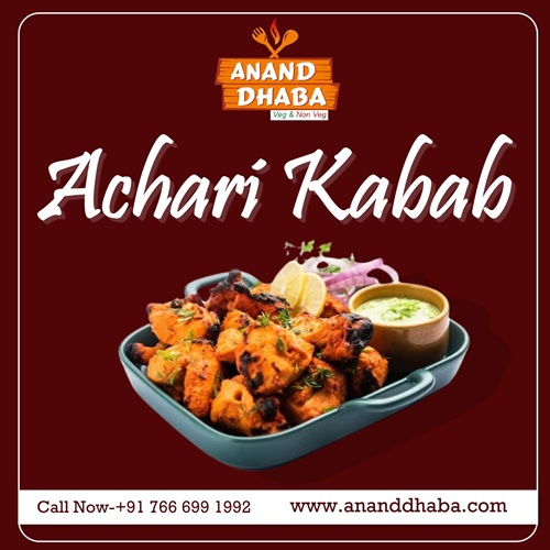 Savor the Bold Flavors of Achari Kabab at Anand 