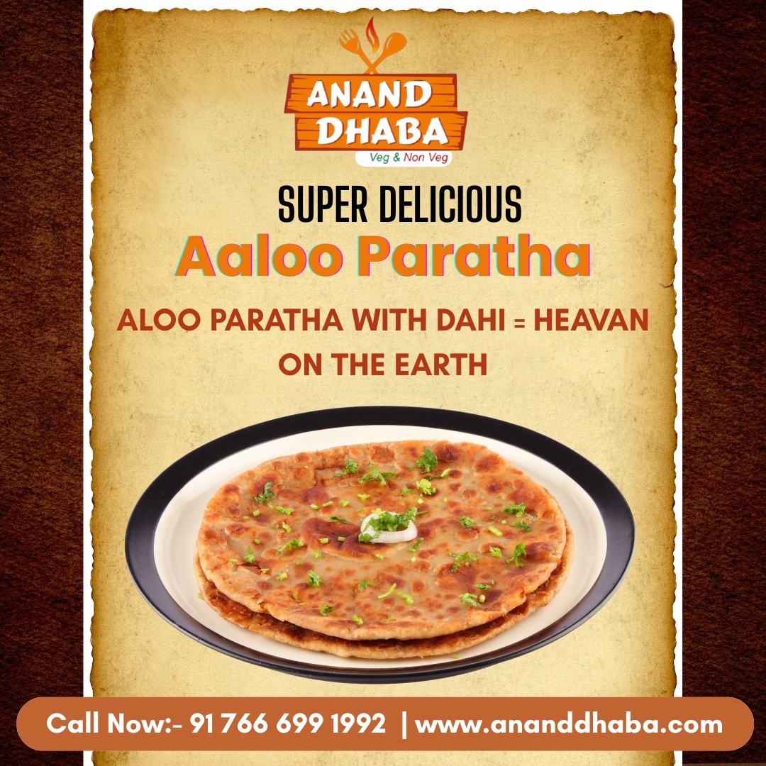 Say hello to the unbeatable taste of Aaloo Paratha