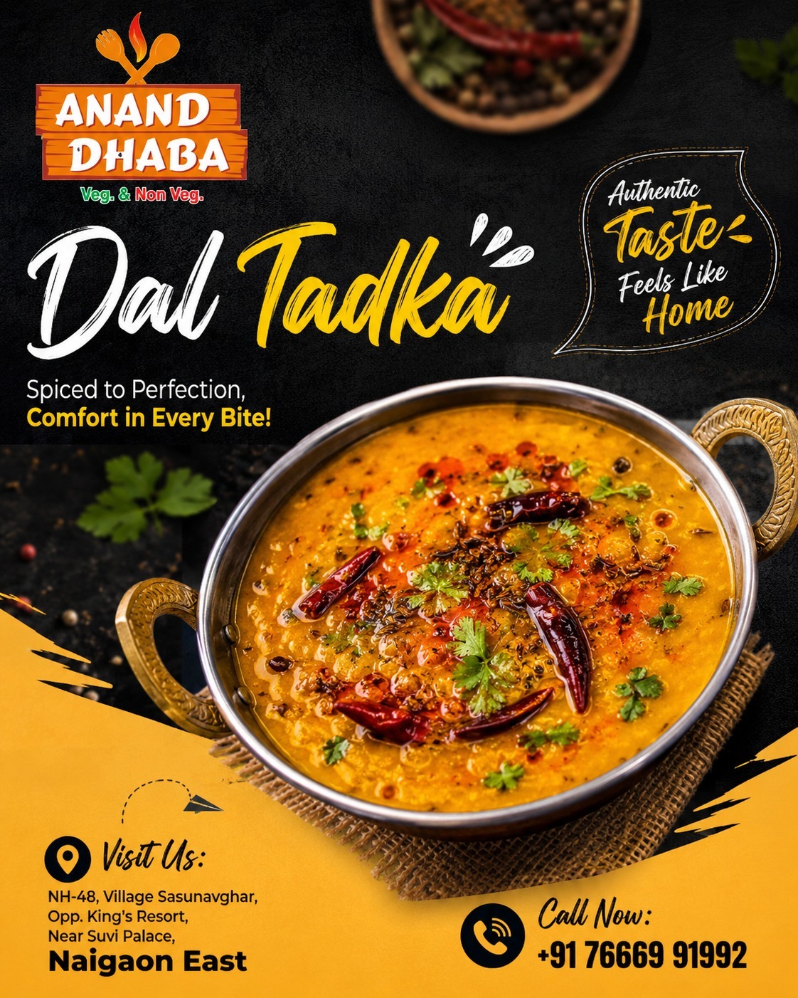 Dal Tadka, Made with Love!   Craving a wholesome, 