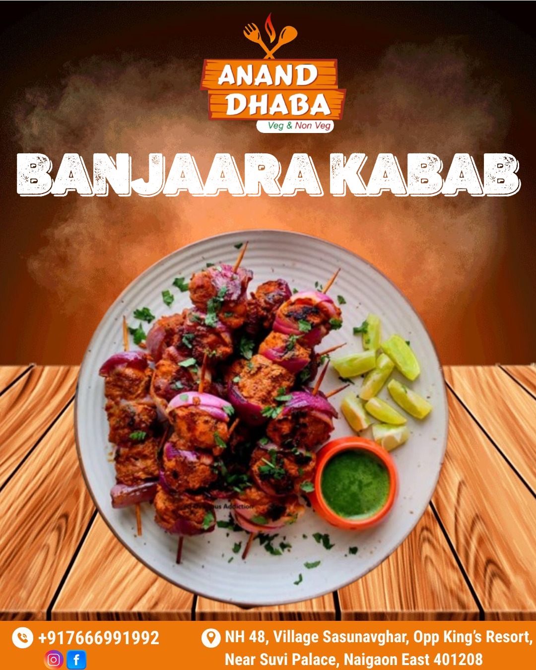 Anand Dhaba – Banjaara Kabab 🍢🔥